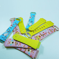 兒童表帶,矽膠表帶,卡通手表帶 兒童表帶,矽膠表帶,卡通(tōng)手表帶